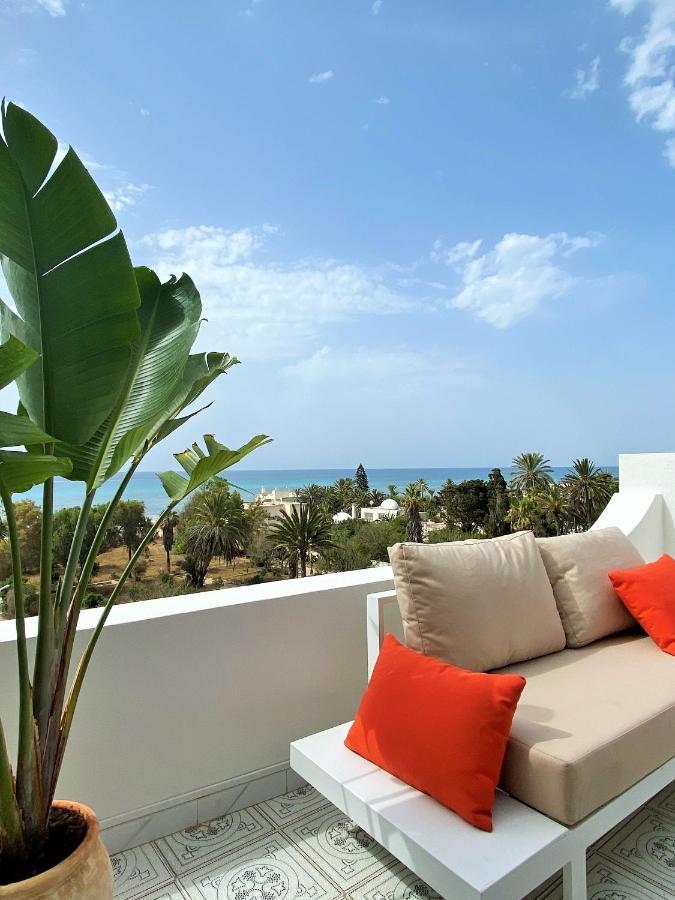 Roof Top Pied dans l'Eau Panoramic View, 80 meters from Seaside Hammamet Extérieur photo