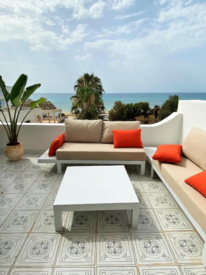 Roof Top Pied dans l'Eau Panoramic View, 80 meters from Seaside Hammamet Extérieur photo